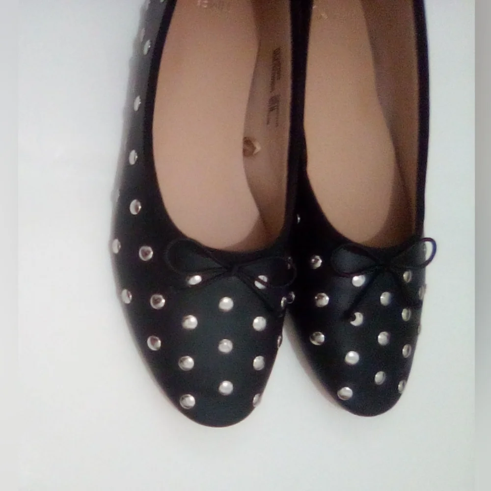 Time and Tru Women's Studded Ballet Flats Size 11 Slip On Comfort - Picture 3 of 10